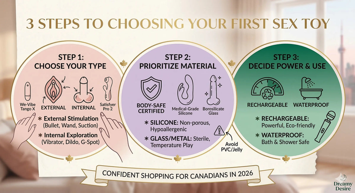 Your Guide to Choosing the Perfect First Sex Toy in Canada