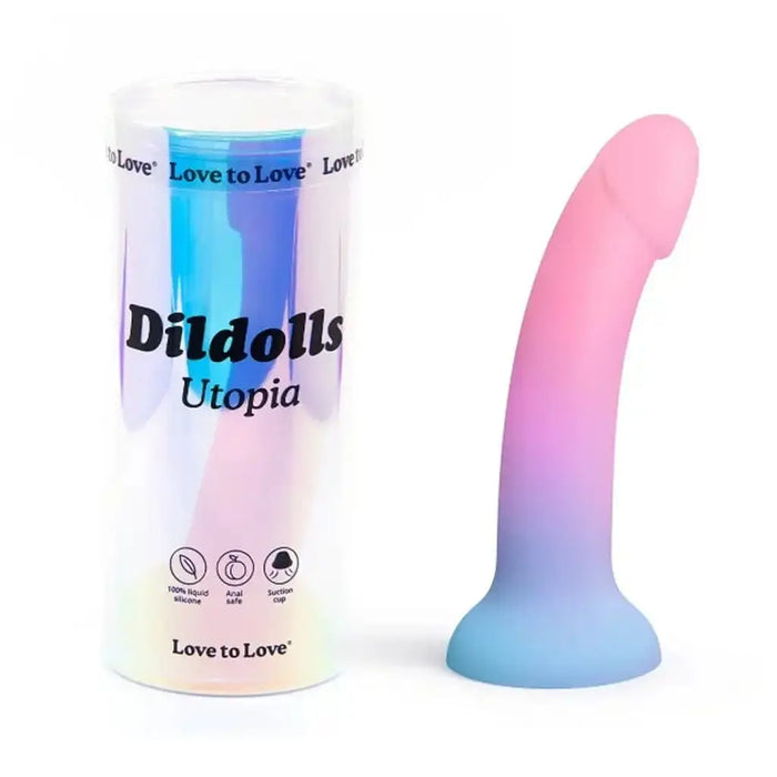 Love to Love Dildolls Utopia 6-inch silicone dildo with suction base