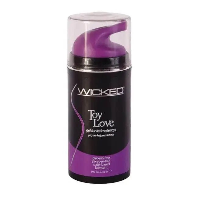 Wicked Toy Love Gel, a water-based lube made for use with sex toys