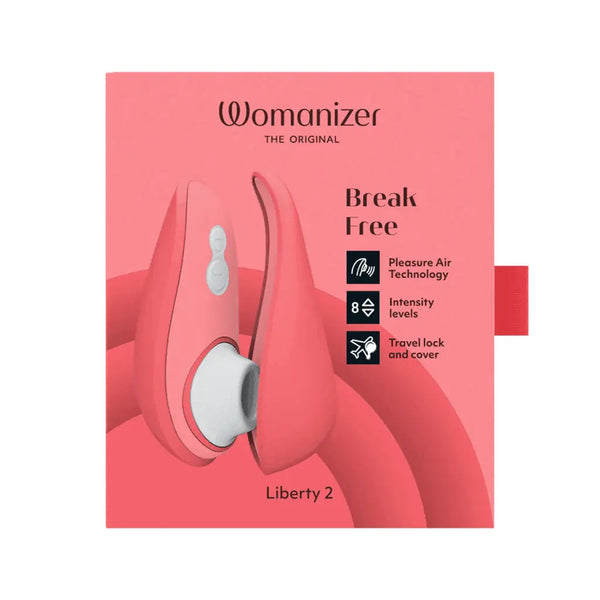 Womanizer Liberty 2 clitoral stimulator, available online with discreet shipping to Saskatoon