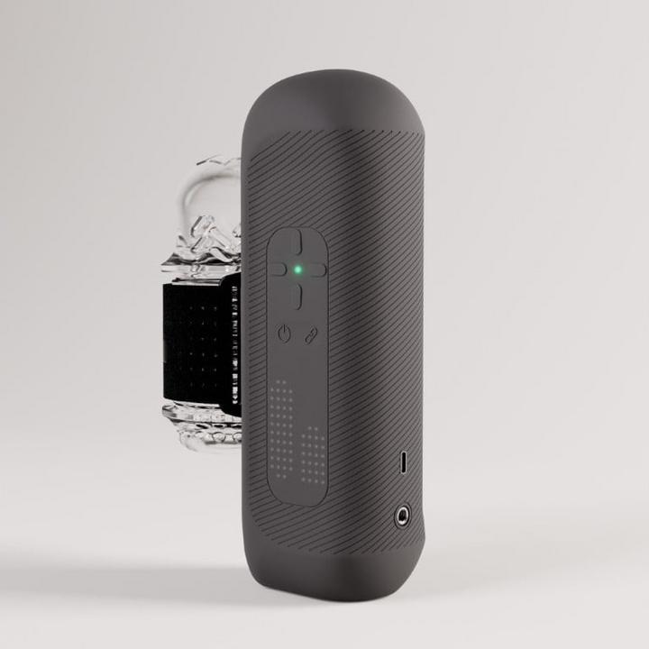 The Handy 2 wireless automatic stroker in dark grey with TrueGrip Gen 3 sleeve