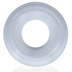 ROTO grooved gripper-ribbed cockring CLEAR STEAM