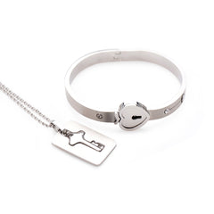 XR Cuffed locking bracelet set, view 2
