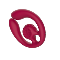 SVibe Snail GIZI Duo Couples Stimulator, burgundy