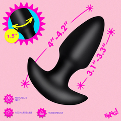 Bang! thrusting butt plug, view 4