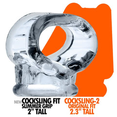 OXBALLS CockSling FIT Clear stretchy sling design