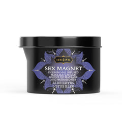 Sex Magnet Massage Candle Blue Lotus (with pour spout) 6 oz/170 g - Dreamy Desire