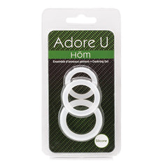 Adore U Höm - Cockring Set - Clear
