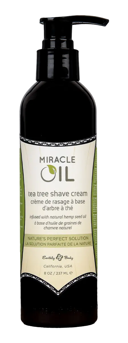 Miracle Oil Tea Tree Shave Cream 8 fl oz / 237 ml