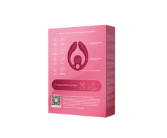 SVibe Snail GIZI Duo Couples Stimulator, burgundy