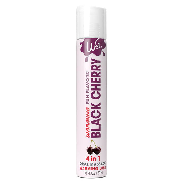 Wet Fun Flavors 4-in-1 Black Cherry Warming Lubricant - Dreamy Desire