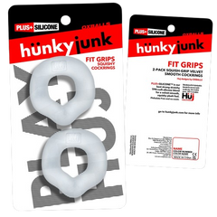 FIT GRIPS 2-pack ergo-fit cockrings CLEAR/CLEAR