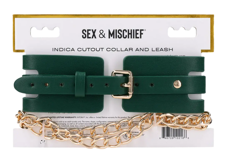 Indica Cutout Collar and Leash