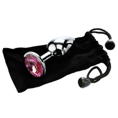 Adam & Eve Pink Gem Anal Plug Medium