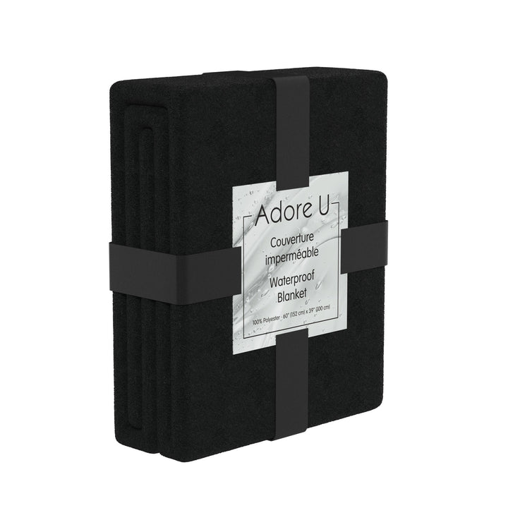 Adore U - Waterproof Blanket - Black