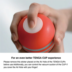Tenga Air Flow Cup Gentle Smooth Pad that spreads lubricant on insertion