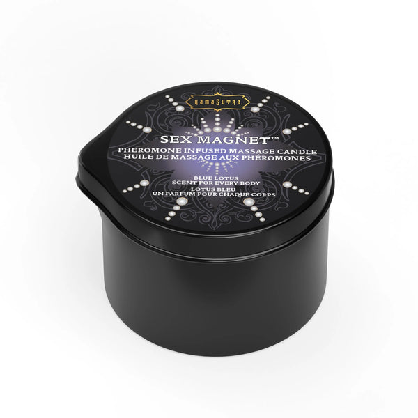 Sex Magnet Pheromone - Blue Lotus Massage Candle (with pour spout)   2 oz/59 g
