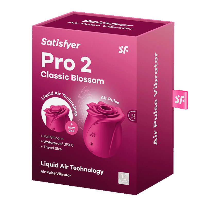 Satisfyer Pro 2 Classic Blossom Air Pulse Vibrator – Dreamy Desire