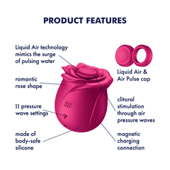 Satisfyer Pro 2 Classic Blossom Air Pulse Vibrator - Dreamy Desire