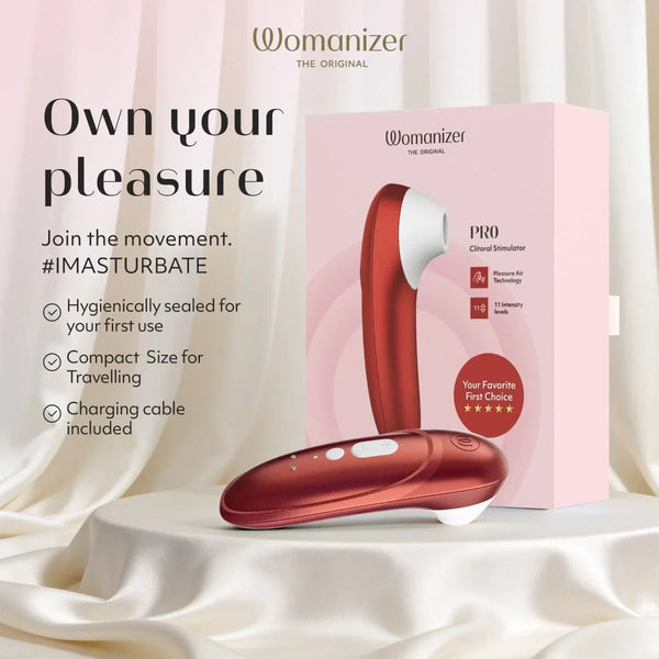 Womanizer Pro - Bordeaux Red