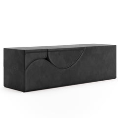 Aria XL Flip Chaise 22 Inch Wide - Convertible XL Sex Chair and Bed Bench, Black