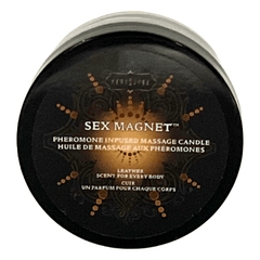 Kama Sutra Sex Magnet Pheromone Infused Massage Candle Leather - Dreamy Desire