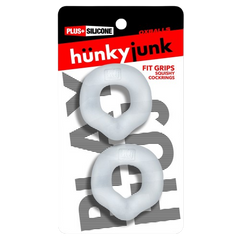 FIT GRIPS 2-pack ergo-fit cockrings CLEAR/CLEAR