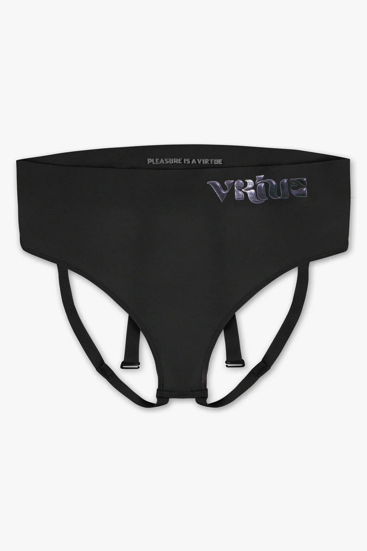 Womens Large - JockVStrap Sheer Briefs - Black