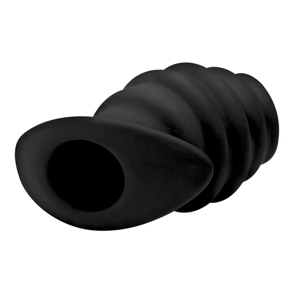 Hive Ass Tunnel Ribbed Hollow Plug - Lg