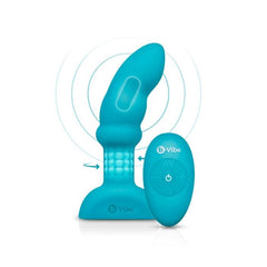b-Vibe Remote Control Rimming P-Spot Plug - Dreamy Desire