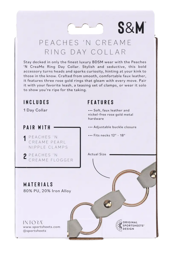Peaches 'n CreaMe Ring Day Collar