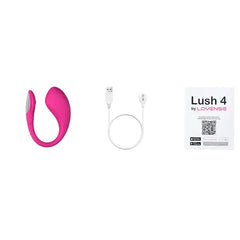LOVENSE LUSH 4 REMOTE CONTOL VIBRATOR - PINK - Dreamy Desire