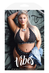 Not Your Bitch Bralette & Cheeky Panty Set