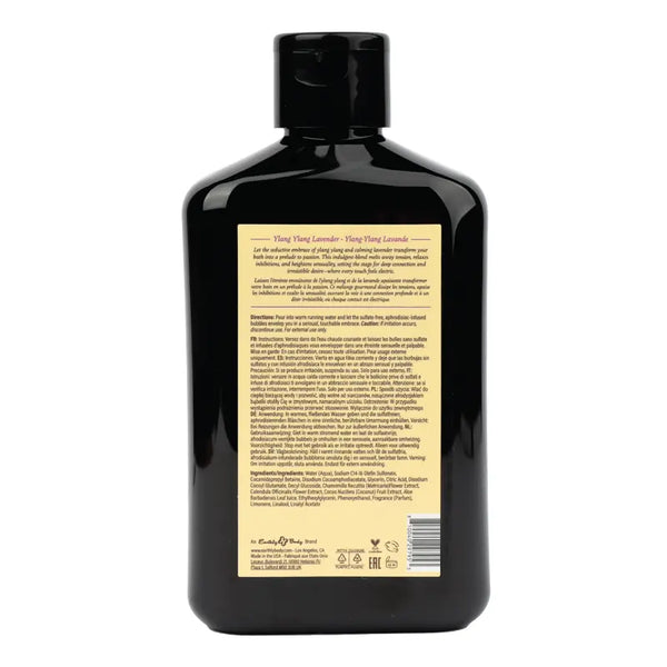 Hemp Seed at Night Bubble Bath Aphrodisiac Collection Ylang Ylang Lavender 8.4oz / 250ml