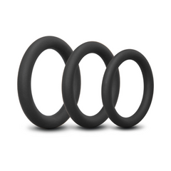 SNUG RING LITE - 3-PACK SNUG FIT SILICONE COCK RING