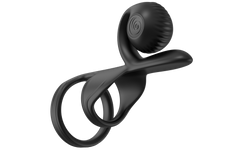 SVibe Snail JOVI couples ring, black
