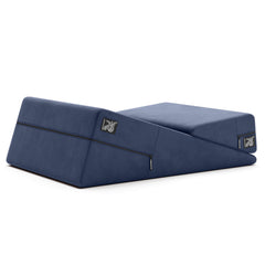 Wedge & Ramp Sex Positioning Pillow Combo, Décor Velvet Blue - Dreamy Desire