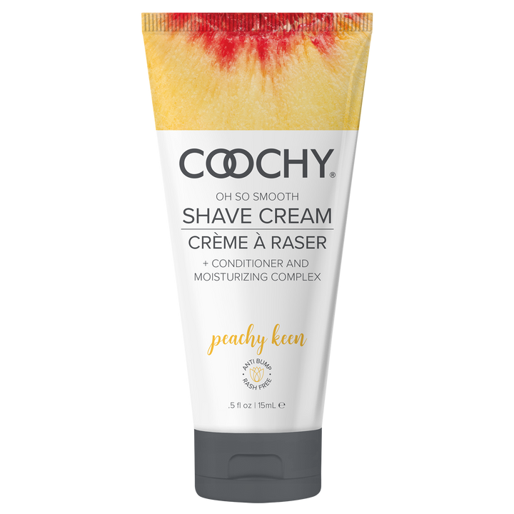 Coochy Shave Cream - PEACHY KEEN tube 0.5 fl oz | 15mL