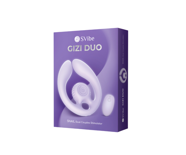 SVibe Snail GIZI Duo Couples Stimulator, lilac
