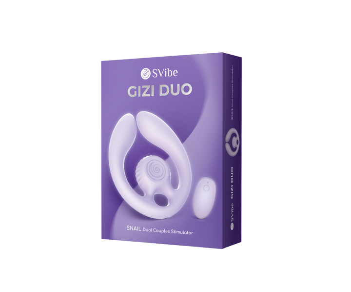 SVibe Snail GIZI Duo Couples Stimulator, lilac