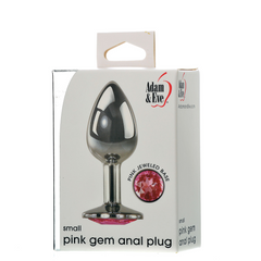 Adam & Eve Pink Gem Anal Plug Small