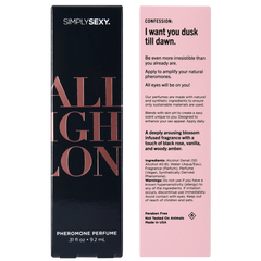 SIMPLY SEXY PHEROMONE PERFUME SPRAY - ALL NIGHT LONG - 0.31 floz | 9.2mL