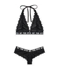 Not Your Bitch Bralette & Cheeky Panty Set