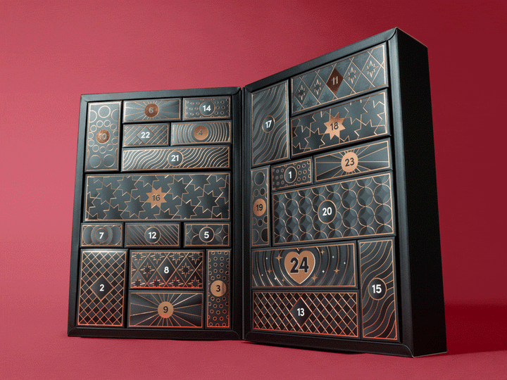 Lovehoney Luxury 24-day advent calendar box with numbered drawers