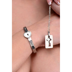 XR Cuffed locking bracelet set, view 8