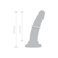 TOGETHER 6" STARFLOAT BLISS DILDO