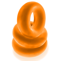 FAT WILLY 3-pack jumbo cockrings ORANGE - Dreamy Desire