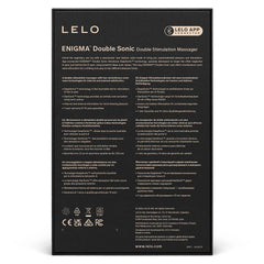 Lelo Enigma Double Sonic Massager - Dreamy Desire