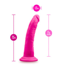 Au Naturel Bold Jack 7" Dildo - Pink