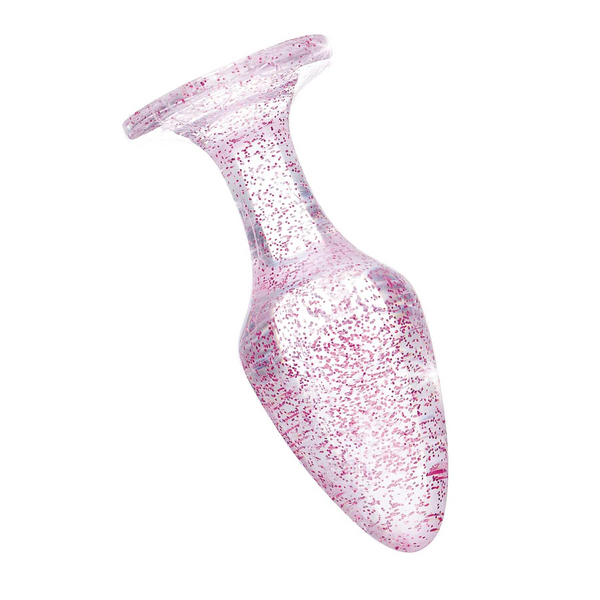 Adam & Eve Glitter Gem Butt Plug Set Pink
